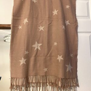 Gap Pink Stars Winter Scarf